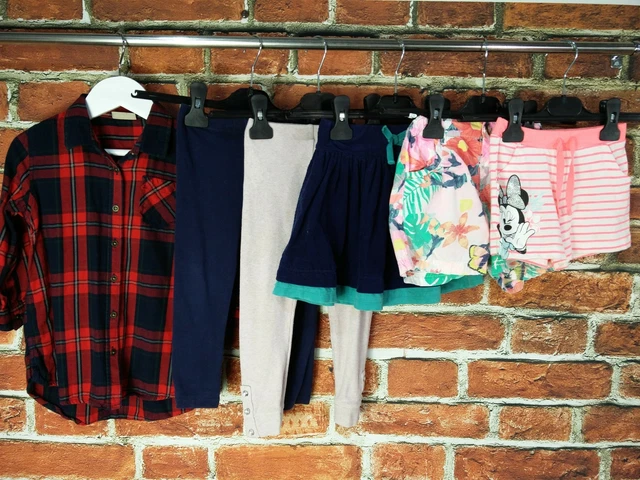 Girls Bundle Age 2-3 Years H&M Next Shirt Leggings Shorts Skirt Set Kids 98Cm