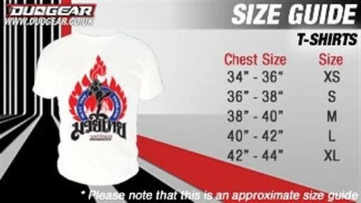 T-SHIRT BIANCA ""KAO"" CASUAL MUAY THAI TRAINING FIGHTING TOP (Loose fit) (XS-L) 2