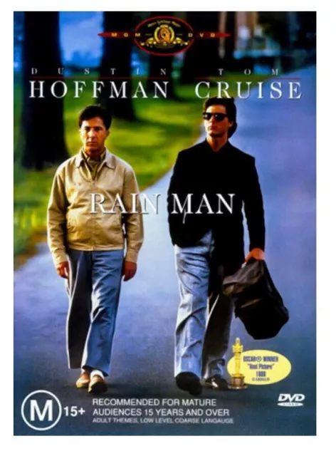 RAIN MAN DVD Melodrama Comedy Movie Dustin Hoffman & Tom Cruise Rated M15+  R4 $11.95 - PicClick AU