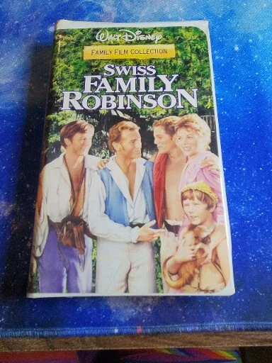 WALT DISNEY SWISS Family Robinson VHS Family Film Collection Clamshell ...