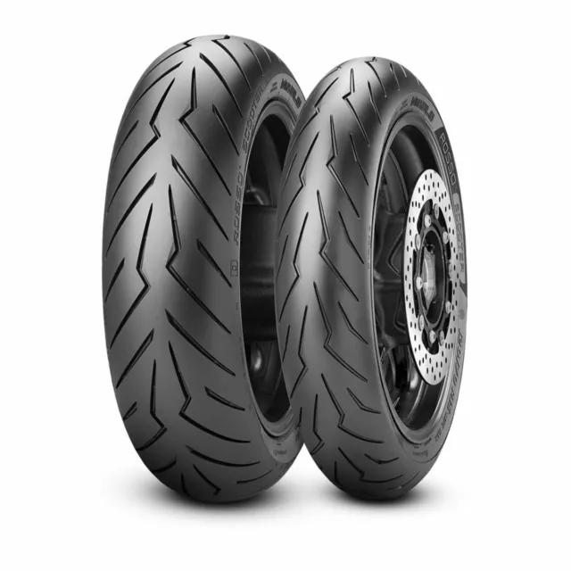 PIRELLI DIABLO ROSSO SCOOTER 120/70-12 TL 58P, Rollerreifen Vorne/Hinten