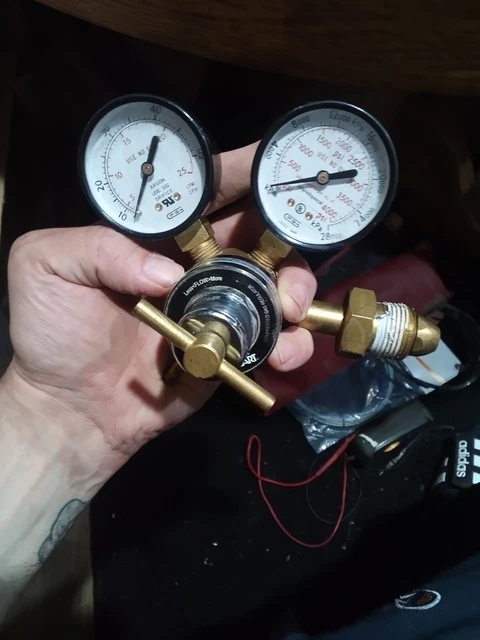pressure gauge Ar Co2 p/n 237703