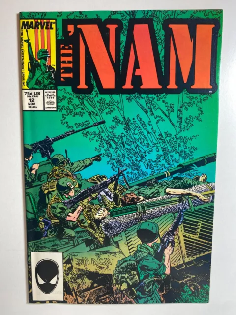 Marvel Comics The 'Nam Vol.1 #12 (1987) Vf Comic