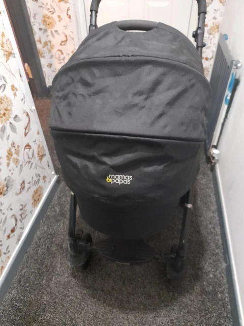 mamas and papas Pram Black With Car Seat