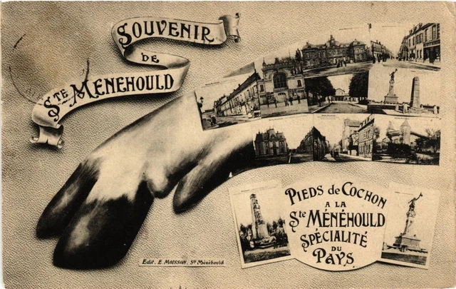 CPA Souvenir de Ste-MENEHOULD (346460)