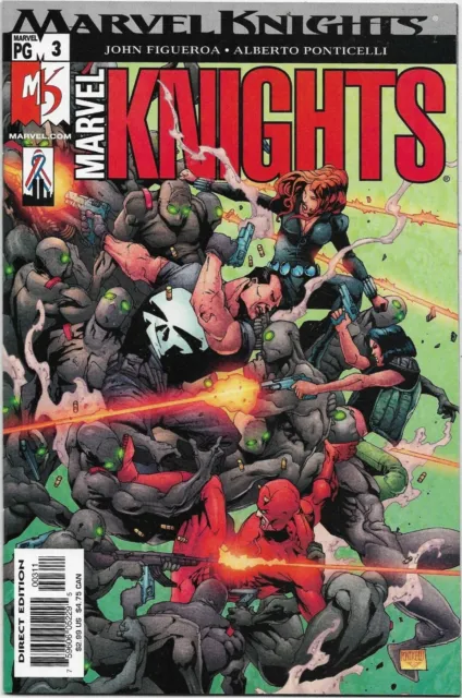 Marvel Knights (Vol 2) #3 - VF/NM - Daredevil Punisher Black Widow