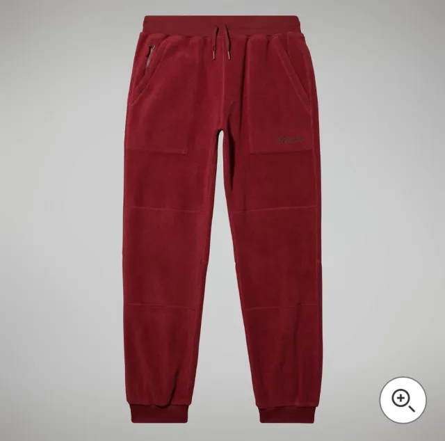 Berghaus Prism Polartec Fleece Mens Pants Red Size Large Rrp£80 New W/Tags. 17