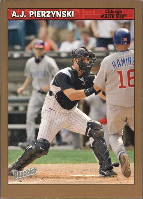 CARTE DE BASEBALL 2006 Bazooka Gold Chunks Chicago White Sox #72 A.J ...