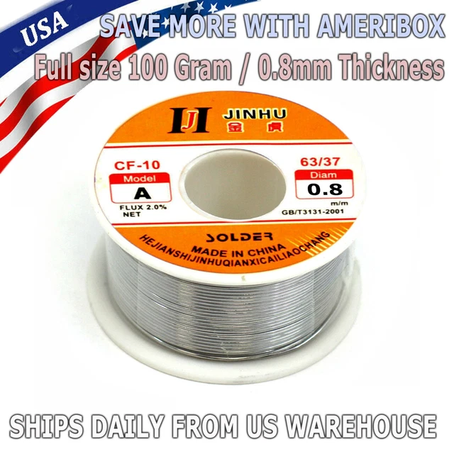 6040 TIN ROSIN Core Solder Wire Electrical Soldering Sn60 Flux .031"/0