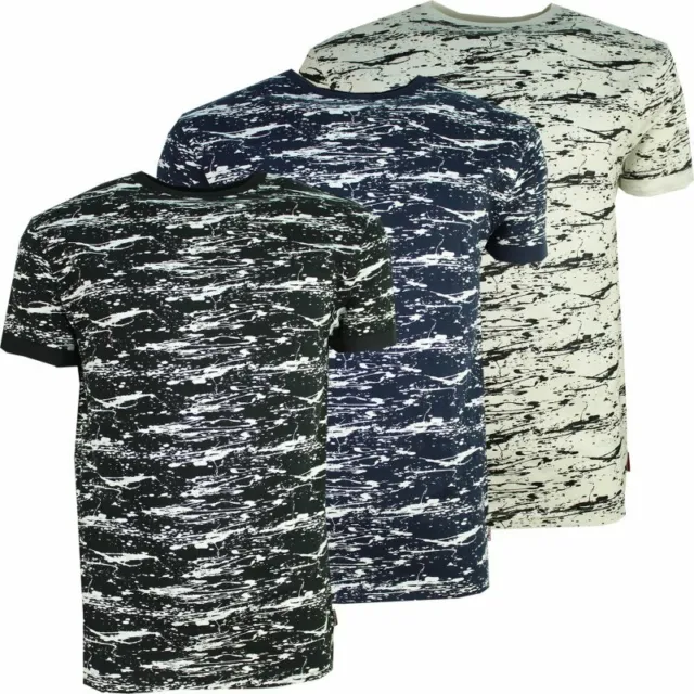 Soulstar Kids Designer Marble Splatter Print Roll Sleeve T-Shirt Pack Of 2