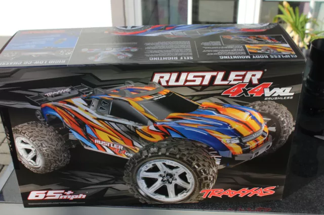 Traxxas TRX 67076-4 SLRF  Rustler 4x4 VXL Brushless 4WD  Stadium Truck 1:10 NEU 3