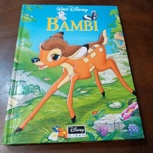 LIBRO PER BAMBINI Vintage Walt Disney BAMBI - 1998 Disney Libri (4