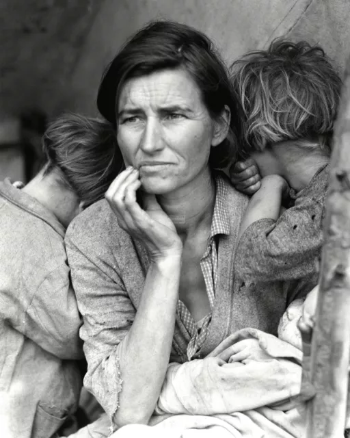 Migrant Mother (1936) Dorothea Lange Photographer - 8X10 Photo (Dd-111)