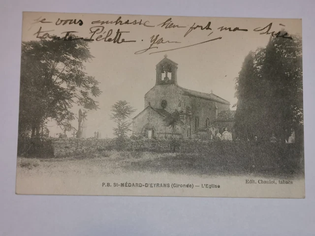 CPA 33 ST-MEDARD-D'EYRANS - L'Eglise