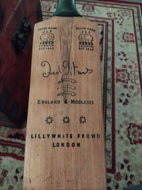 Vintage Cricket Bat FredTitmus Lillywhite  Frowd Great Condition