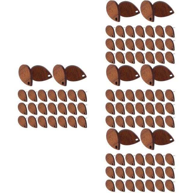 120 PIEZAS Pendientes de correo de madera - Sementales Pendientes creativos Accesorios Pendientes - Posts