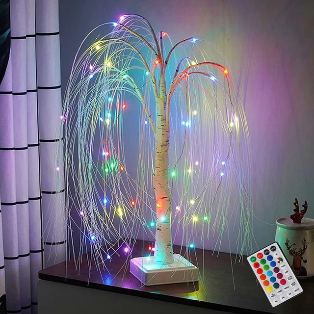 50CM RGB LED Willow Tree Light with Remote - Perfect for Parties ...