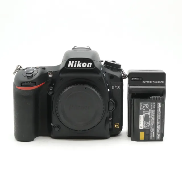 MINT Nikon D750 24.3 MP Digital SLR Camera - Black (Body Only)