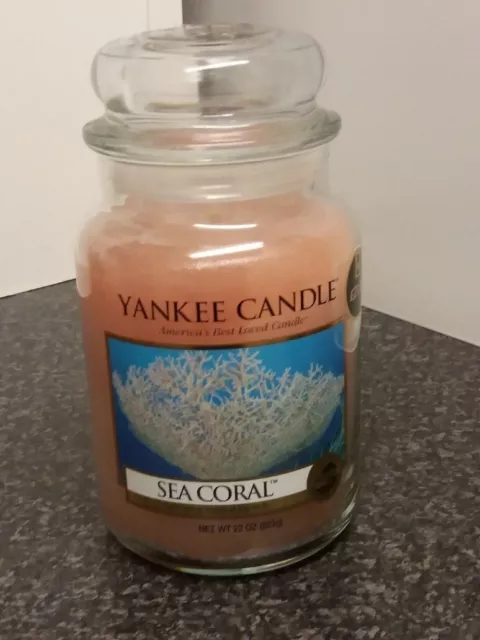 Yankee Kerze Meereskoralle großes Glas
