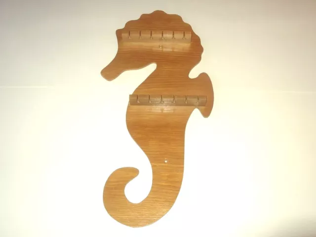 12pc Sea Horse Wooden Spoon Display Rack ( Pine )( huge range - see list )