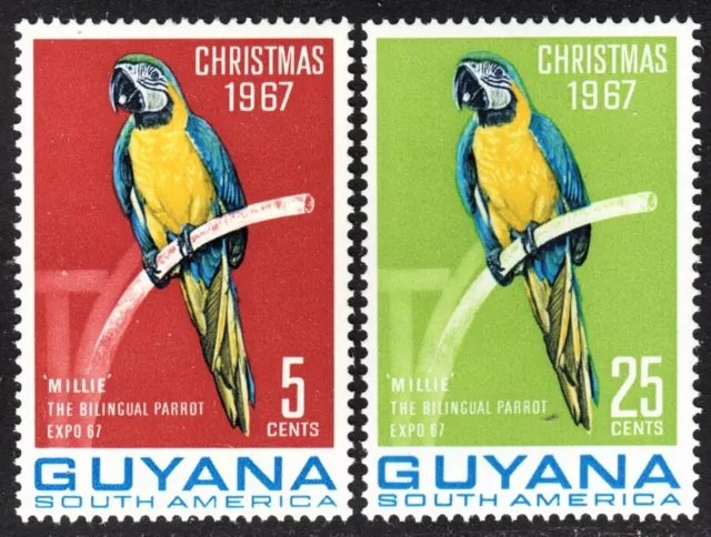 Guyana Scott 34-35 complete set VF mint NH. Lot #B. FREE ship for any add...