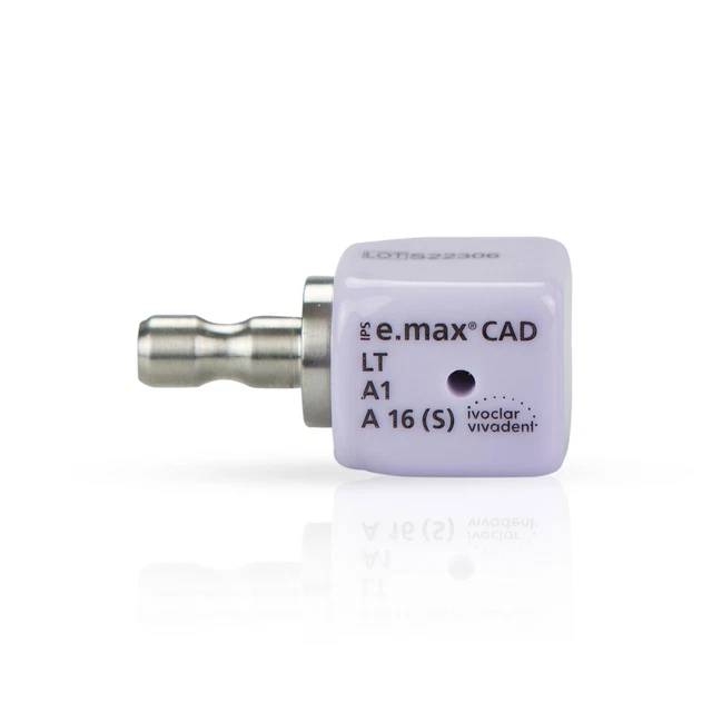 Ivoclar Vivadent 644367 IPS e.max CAD inLab CEREC Dental Blocks LT A1 A16S 5/Pk