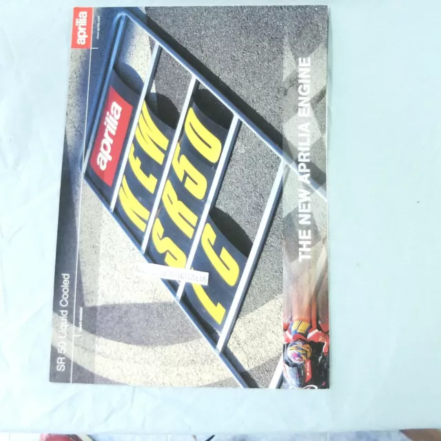 PER APRILIA SR 50 LC Harada Tetsuy SCOOTER CATALOGO BROCHURE DEPLIANT CATOLOGUE PER APRILIA SR 50 LC Harada Tetsuy SCOOTER CATALOGO BROCHURE DEPLIANT CATOLOGUE