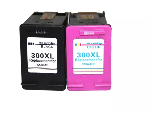 BL Kit 2 Cartucce Rigenerate per Hp 300XL DeskJet D2660 D5560 F2480 F4280 F4580