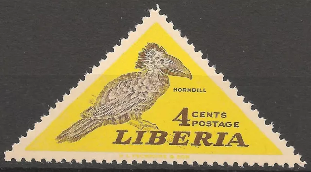 Liberia #343 (A138a) VF MNH - 1953 4c Hornbill Bird