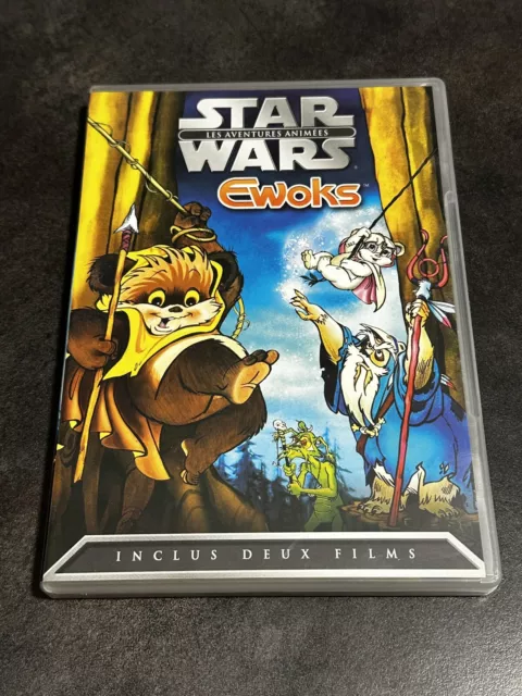 Star Wars Ewoks Dvd Les Aventures Animées Village Hanté + Contes Foret Endor