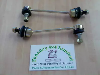 Land Rover Freelander 1 Front  Anti Roll Bar Drop Links x 2 RBM100172 With Nuts