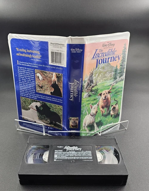 WALT DISNEY HOME Video Movie "THE INCREDIBLE JOURNEY" VHS TAPE