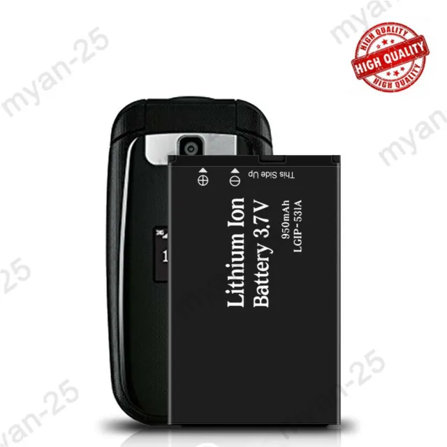 New Replacement Battery LGIP-531A For T-Mobile LG B450 LG-B450 950mAh
