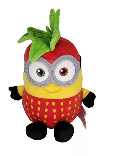 Minions Erdbeere Plusch Strawberry Bob Kuscheltier Plüschtier Stofftier Rar