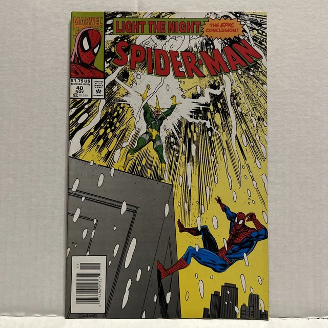 Spider-Man #40 Newsstand (1990-1998) Marvel Comics