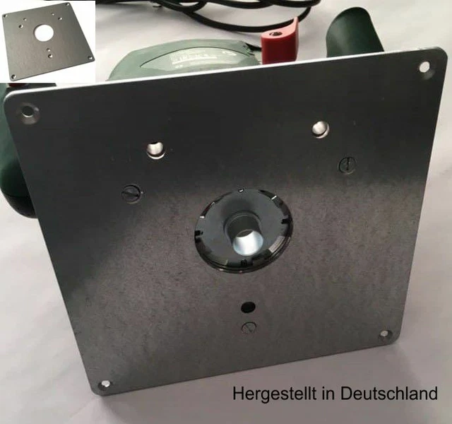 Plastik Parts - Design & Produktion - ABS Grundplatte Gleitplatte Fräsplatte für Bosch POF1400ACE 1200AE Oberfräse