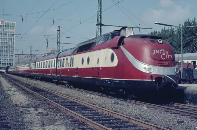 (153) TOP Orig. Dia - BRD - VT auf einer Ausstellung in Essen Hbf - 70iger Jahre