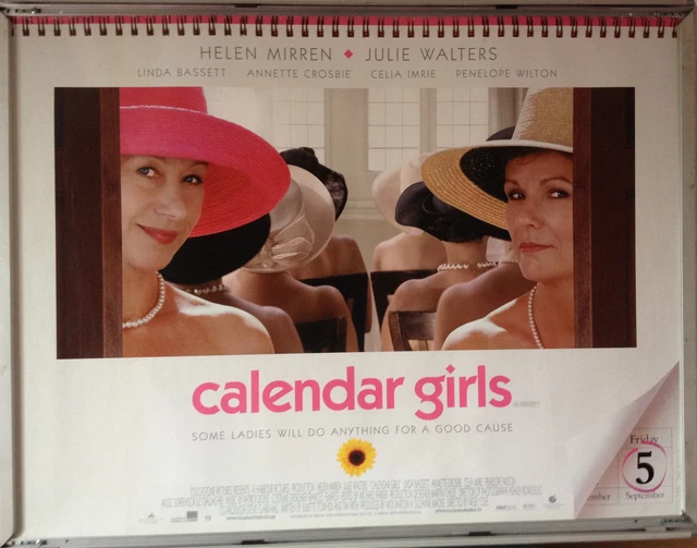 CALENDAR GIRLS (2003) Cinema Quad Movie Poster - Julie Walters, Helen  Mirren ADV £9.75 - PicClick UK