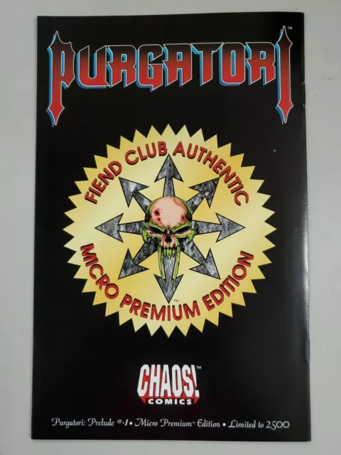 Purgatori Prelude #1 Micro Premium Edition (Limited to 2,500) [Comic] Chaos! 2