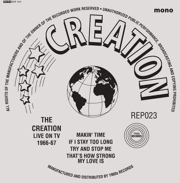 The Creation ‎– Live On Radio & Tv 1966-1967 7” Vinyl (New/Sealed)