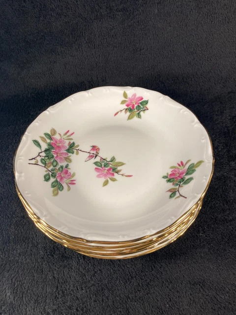 Service D’assiettes Creuses Versilia – 6 Assiettes En Porcelaine, Bord Festonné, Motif Rayures Jaune/blanc