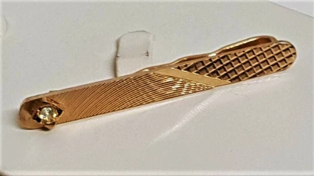 Pince à cravate zircone et chaînette | En stock! | Warren Asher