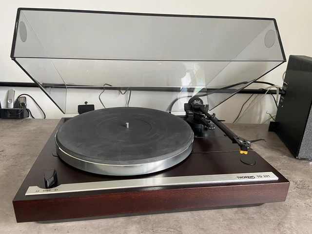 Platine Vinyle Thorens TD 321 Avec Cellule Linn Basik XV – Entraînement Par Courroie – Allemagne