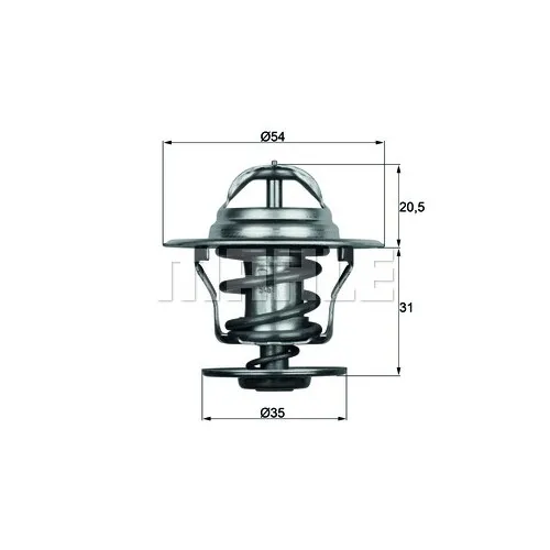 Thermostateinsatz mit Dichtung 87°C TX 15 87D BEHR VW 032121113, AUDI 032121113