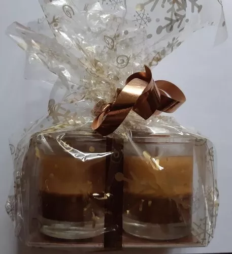 lot de 2 bougies "Noël" - idée cadeau - prêt à offrir