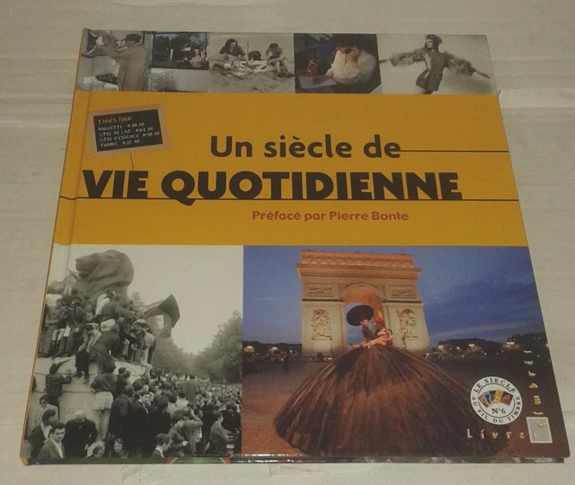LIVRE TIMBRE UN siècle de vie quotidiene 2002 + 20 timbres année 1900 1960 1970 EUR 25,00