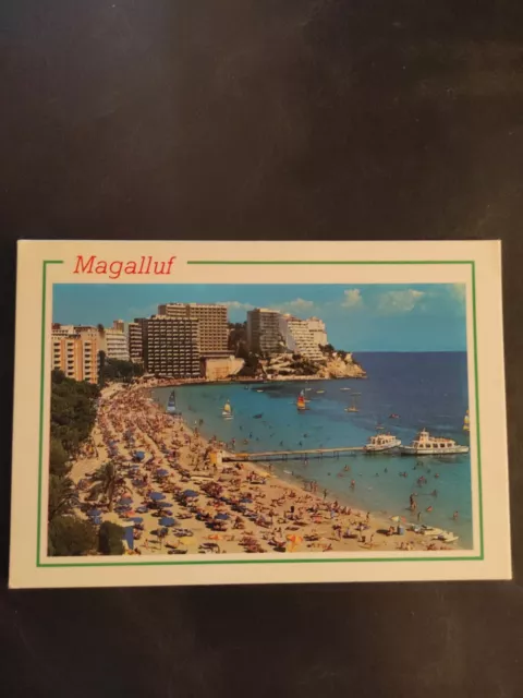 Tarjeta Postal De La Vista Parcial De Magalluf En Mallorca Baleares (España)