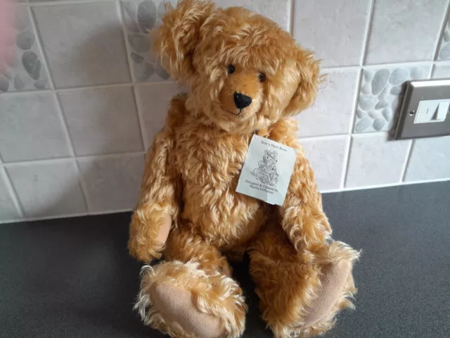 VINTAGE - Beary-Patch handmade mohair jointed teddy bear - 18" (46cm) - "Polly"