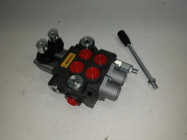 Mophorn Hydraulic Valve 2 Spool Hydraulic  Valve for Tractors Loaders Tanks