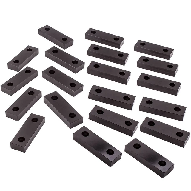 6 x 2 x 1" Reversible Aluminum Soft Jaws for 6" Kurt Vises (10 Sets of jaws)